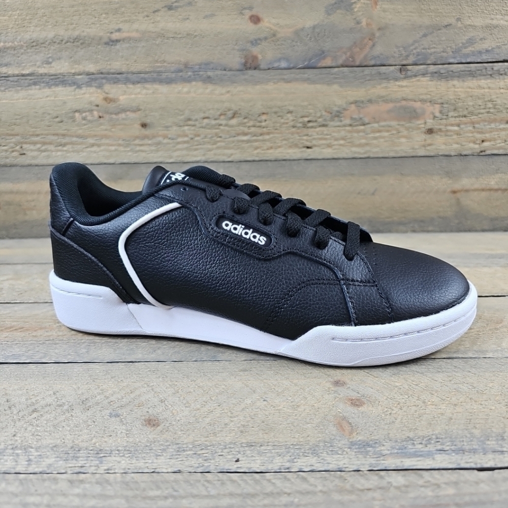 adidas Roguera Women's Training Leather Shoes Black/White - Picture 2 of 8
